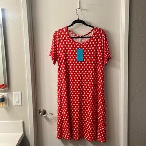 NWT Plus size Polka Dot Dress